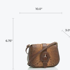 Brahmin Nadine Saddle Parker Handbag